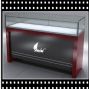wood jewelry display stand with led lighting